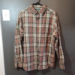 Woolrich Men's button down long sleeve plaid